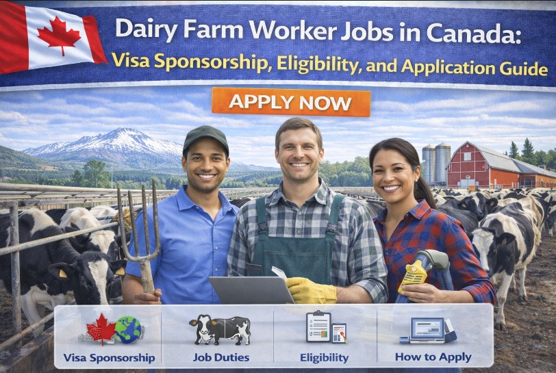 Dairy Farm Worker Jobs in Canada: Visa Sponsorship, Eligibility, and Application Guide