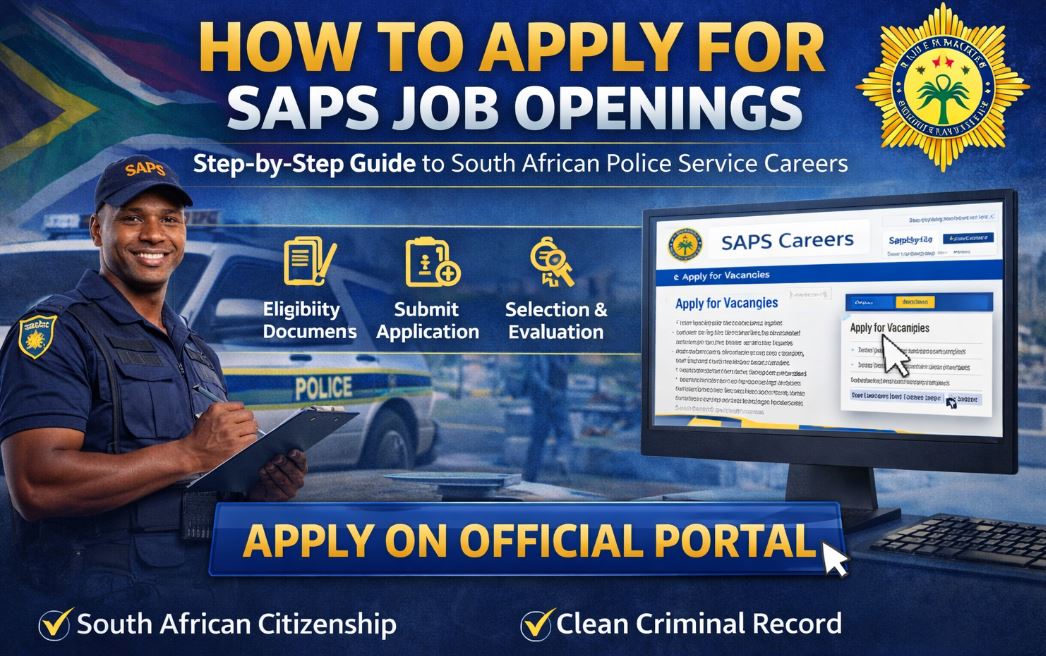HOW TO APPLY FOR SAPS JOB OPENINGS