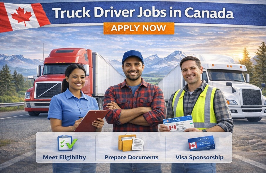 How to Apply for Truck Driver Jobs in Canada for Foreign Workers